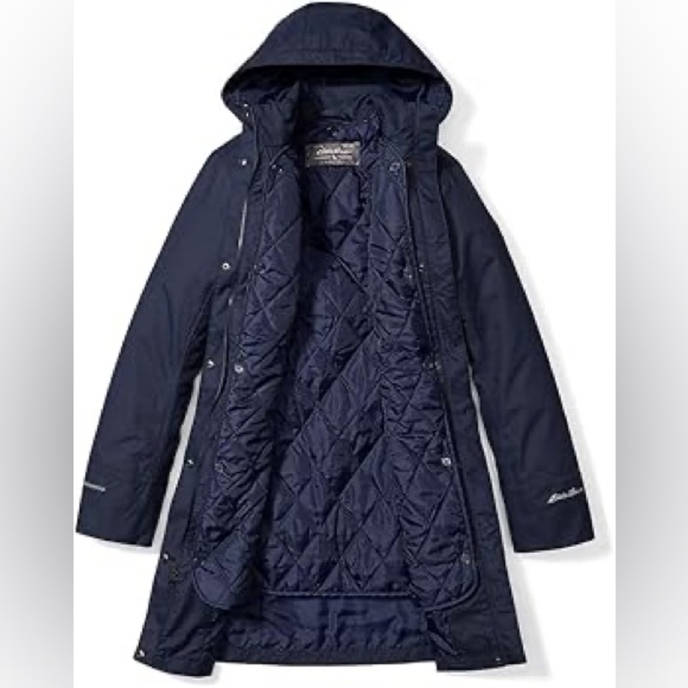 EDDIE BAUER | GIRL ON THE GO INSULATED TRENCH COAT | NWOT